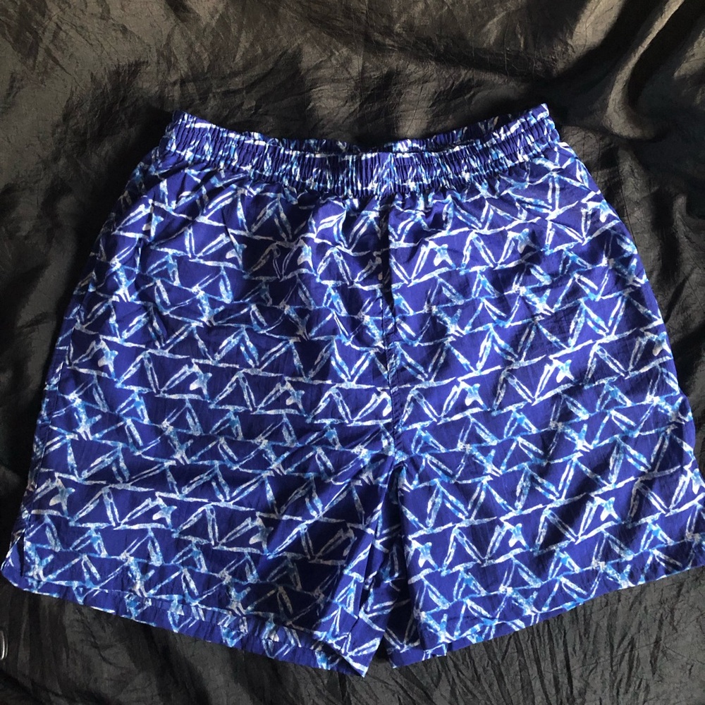 Vintage Retro Express Swim Trunks - 3 Pockets &  Hidden Interior Mesh Pocket